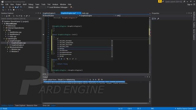 C++ 3D Game Tutorial 2: Creating 3D Graphics Engine - Initialization смотреть онлайн