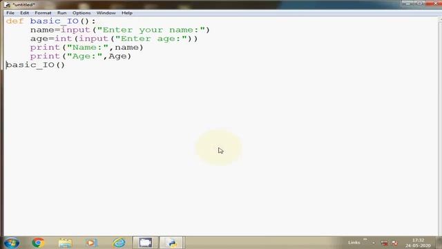 #Program 2 | CBSE Class 11 CS with  Python |CBSE  Informatics Prctices 11 Python | CBSE class 9 AI