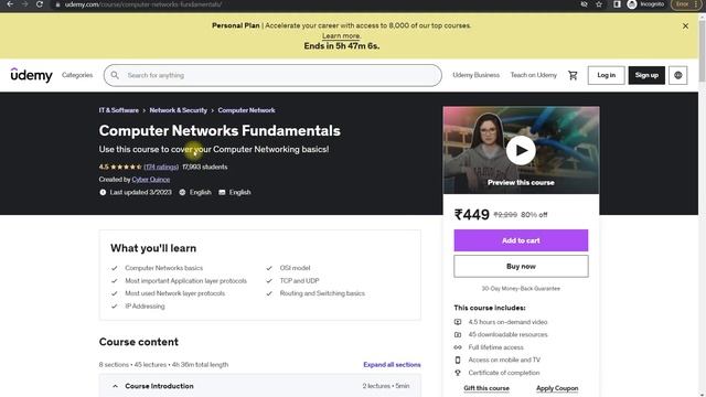 Free Udemy Course Access - For Limited time | Network Fundamentals, Cloud Management, Python Exam