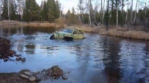 вездиход самодельный на шинах низкого давления