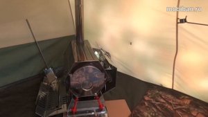 Тестирование печи «МегаСогра», 33 часа + в палатке Роснар Р-34