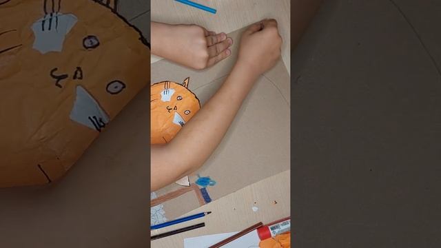 Котик и первый снег. Леня рисует показывает и рассказывает. смотреть онлайн