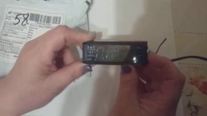 Автомобильные часы + термометр + вольтметр с Алиэкспресс.