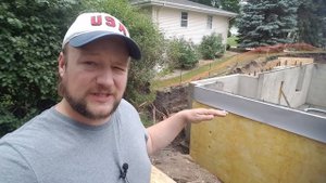 Дренаж каркасника. Цоколь, фундамент (Дом миллионера #5)