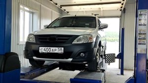 3 D Развал-схождения колёс на Ларгус кросс.