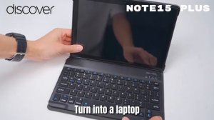 Discover Note 15 plus 10 inches tablet with keyboard