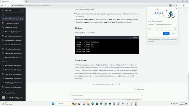 Python newbie Understanding class functions