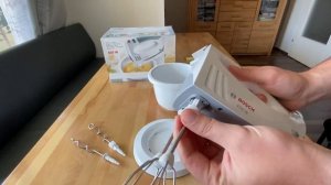 Bosch MFQ36460 ErgoMixx 450 Watt mit Geräteständer und Rührschüssel