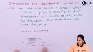 Introduction and Classification of Filters - Operational Amplifier and 555 Timer