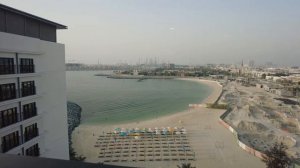 At Rove La Mer beach resort-Dubai during summertime