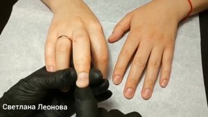 Как пилить миндаль на коротких ногтях?