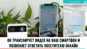 Беспроводной WiFi видео звонок с приложением на смартфон