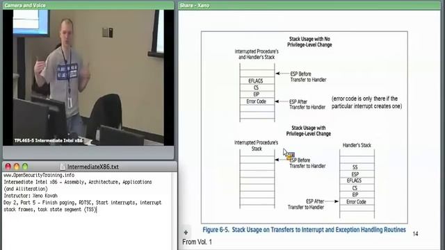 Day 2 Part 4: Intermediate Intel X86: Architecture, Assembly, & Applications смотреть онлайн