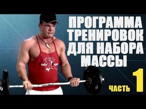 Программа тренировок в тренажерном зале