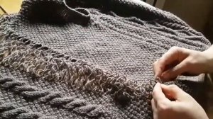 Как сузить цельно вязаное изделие не распустив его полностью