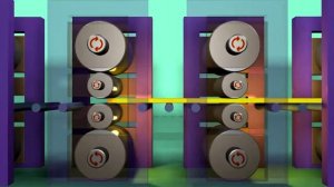 Принцип действия листопрокатного стана 1700/ How the plate mill 1700 mm works