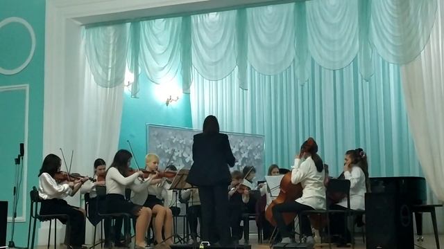Симфонический оркестр КЗСМО "Музична школа N2" КМР Ф.Легар "Вальс"