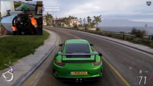 1100+ HP Porsche 911 GT3 RS  - Forza Horizon 5 - Thrustmaster ts-pc Gameplay with shifter