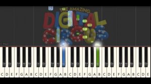 The Amazing Digital Circus Wacky World Easy Piano