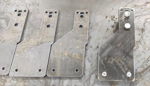 Резка деталей из металла 4мм. Станок SMM 1,5\1,5 mini. Рабочее поле 1500х1500мм.