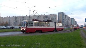 18 маршрут трамвая Санкт-Петербурга | Шаврова-м. Старая деревня