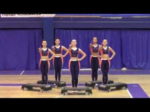 Соревнования по фитнес-аэробике "Надежды Урала". Степ-аэробика. Команда "New Page" (финал) 09.12.18