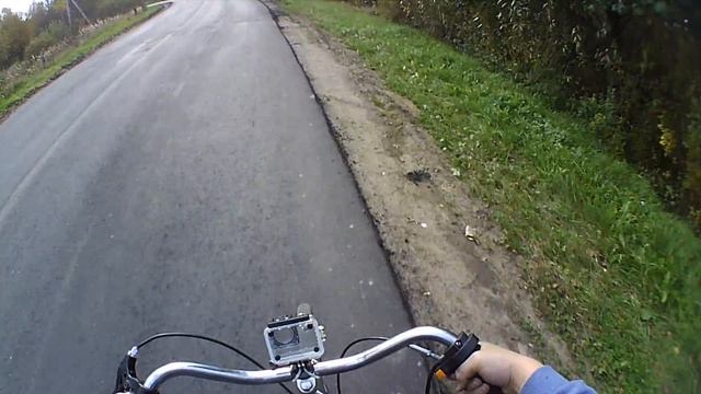 Велосипед с мотором F80.Разгон смотреть онлайн