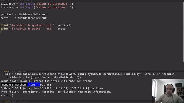 #5 - Les conditions : if, elif, else... смотреть онлайн