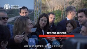 Visita de Teresa Ribera al Refugi de Biodiversitat