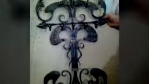 Металлических цветники