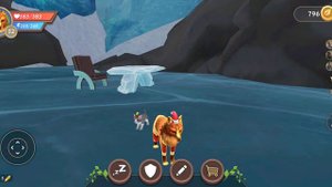 играю в Wildcraft, купила логово Ледяная пещера