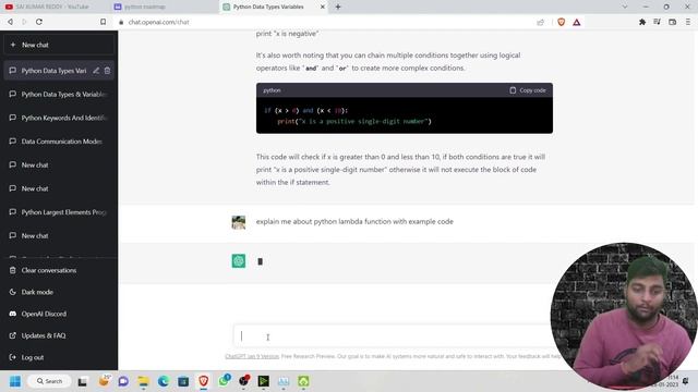 Learn Complete Python Using #Chatgpt | Tool to Learn Python For #free | AI Assistant To Learn Pytho