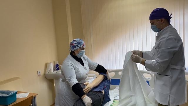 Смена постельного белья продольным способом смотреть онлайн