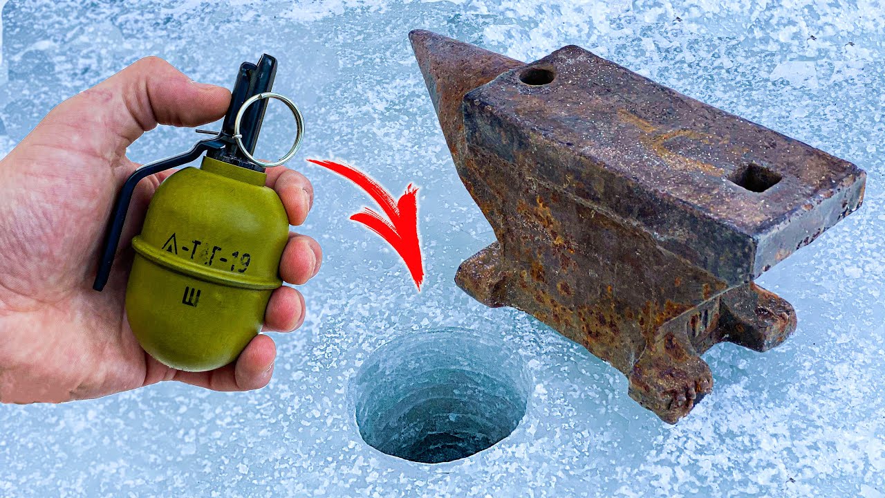 ✅ БОЛЬШАЯ ПЕТАРДА + НАКОВАЛЬНЯ НА ЛЬДУ ? ТОП 15 ПЕТАРД ПОД ЛЁД И НАКОВАЛЬНЮ ? МОЩНАЯ ПЕТАРДА И 32 КГ