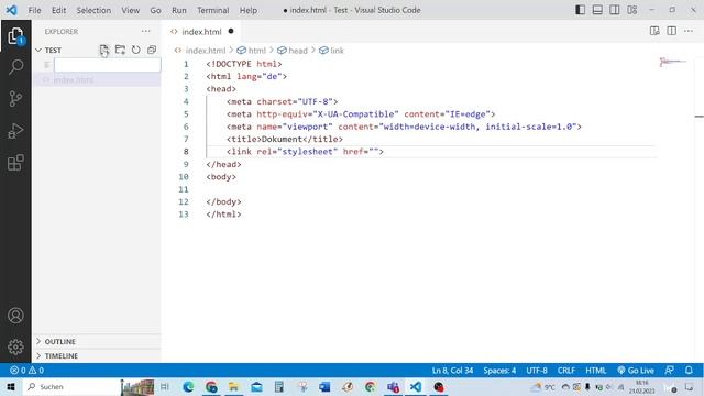 Dateien in eine HTML Seite einbinden | JS | CSS | HTML - Teil 1/2 ...