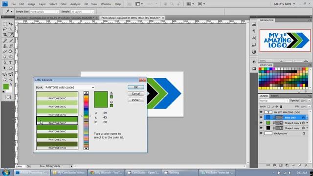 PMS Color Lookup & Setting Pantone Colors for Text & Shapes in Photoshop смотреть онлайн