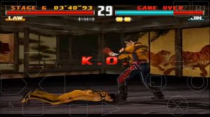 Tekken 3 Gameplay with law