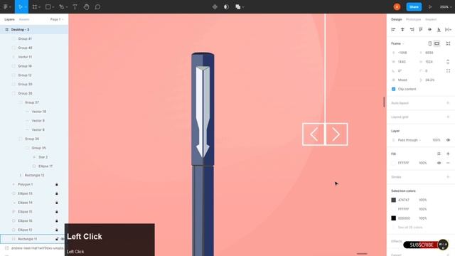 New Concept Pen Website in Figma Part-1 || #webappdesign || #figma #uxdesign