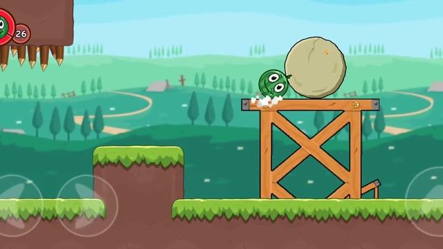 Красный шарик, Прохождение игры Rad Ball 6, 171-180 уровни,мульт для детей смотреть онлайн