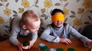 BABY FOOD CHALLENGE Настя и Вова