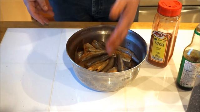 Корюшка жареная_Fried smelt