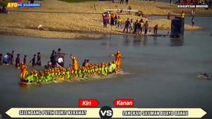 Final Dan Semifinal Pacu Jalur Event Kebudayaan Kuantan Mudik 2023