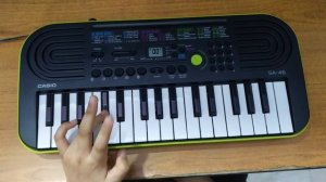 How to play Happy Birthday song on Casio Sa46