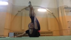 Rhythmic Gymnastics Training .Элемент Алины Кабаевой !!!)))