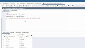 Exportar consulta no PostgreSQL para arquivo de texto (excel)