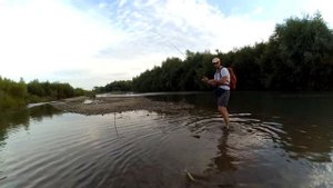 Ловля окуня на уловистую блесну с Алиэкспресс. Рыбалка на реке
