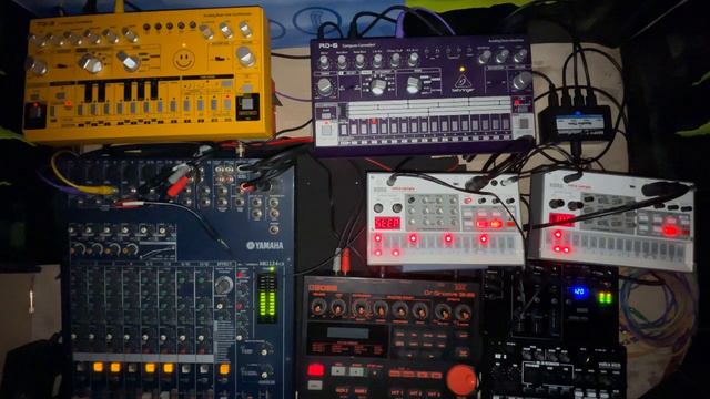 House jam - Boss dr.202, Korg volca sample x2, Korg volca mix, Behringer td 3 & rd 6 смотреть онлайн