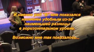 Театр ЭРМИТАЖ. Зал на Новом Арбате 11. Обзор зала.