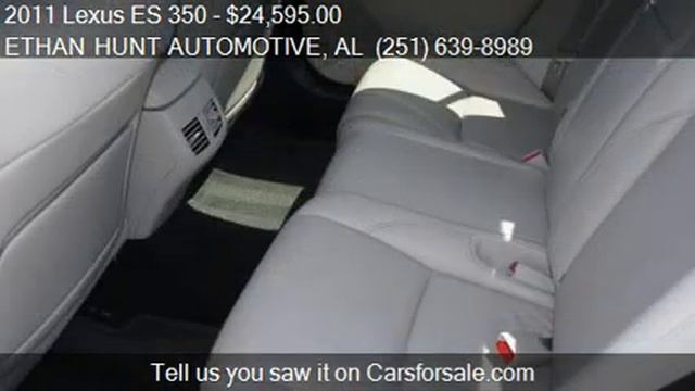 2011 Lexus ES 350 Base 4dr Sedan for sale in MOBILE, AL 3660 смотреть онлайн