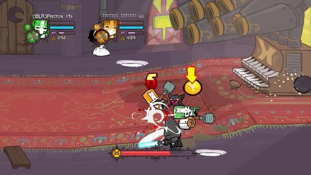 Castle Crashers ( 3 часть) рыцарь в черных доспехах смотреть онлайн